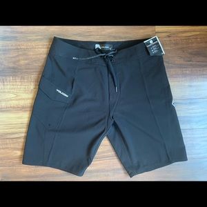 Volcom Black trunks size 32